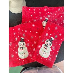 Set of 3 Johanna Parker Snowman Christmas Placemats